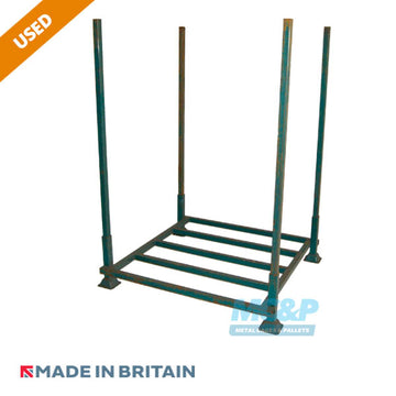 Used Metal Post Pallet With Demountable Legs